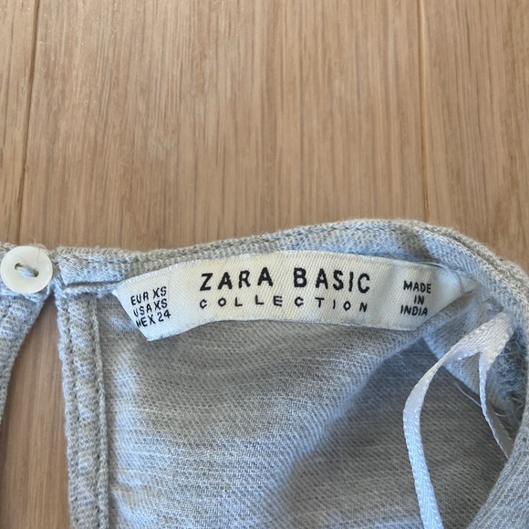 Zara XS grey beaded blouse. - Picture 5 of 6